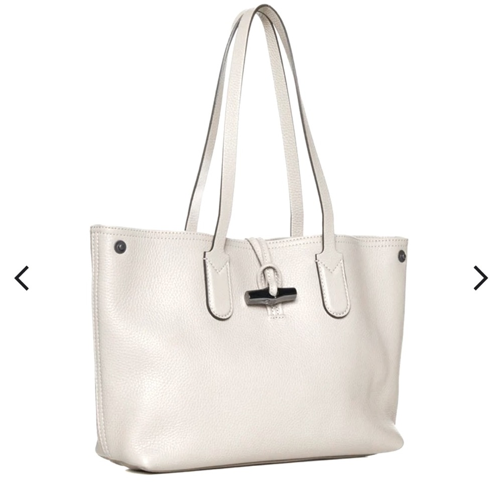 Longchamp Roseau Essential L Tote in White